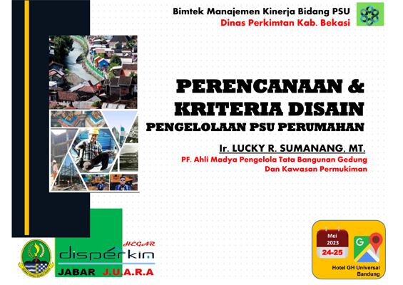 Perencanaan & Kriteria Disain PSU Perumahan